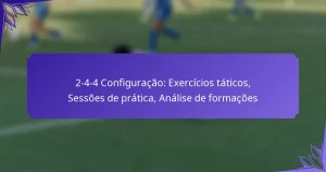 2-4-4 Configuração: Exercícios táticos, Sessões de prática, Análise de formações